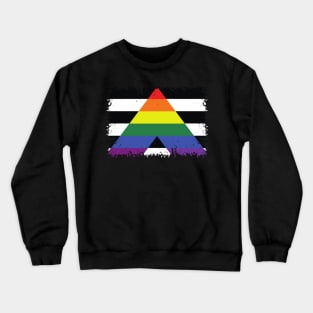 LGBT and Heterosexual flag Crewneck Sweatshirt